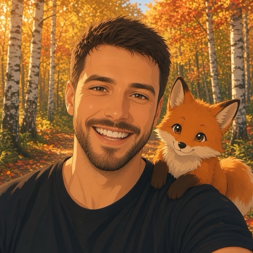 Example anime fox power animal card