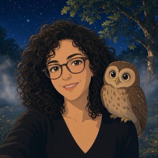 Example anime owl power animal card